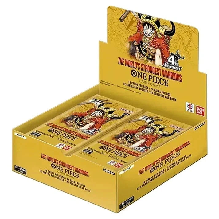 One Piece OP-17 Worlds Strongest Warriors Sealed Case 12 Boxes ENGLISH Presale