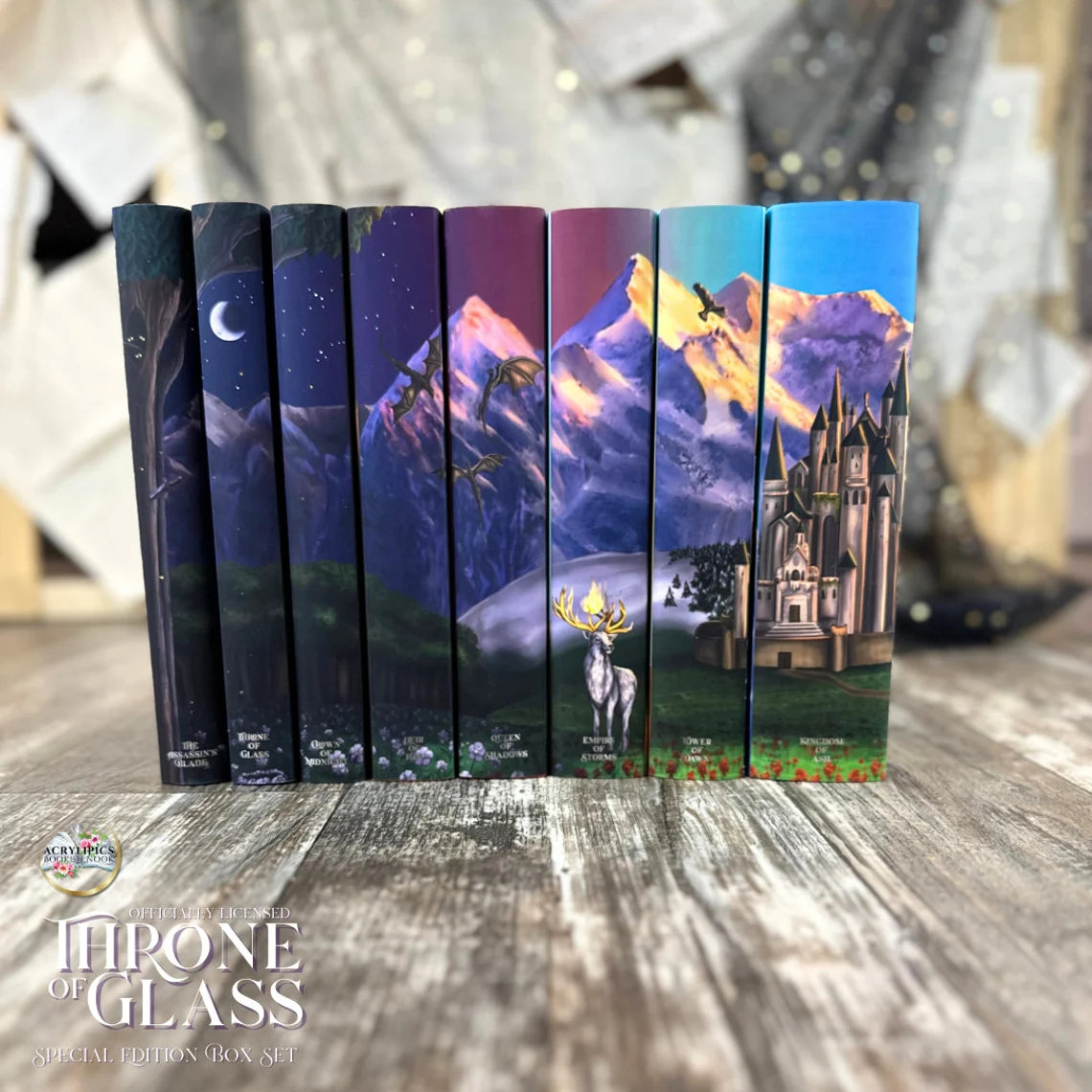 Throne of Glass Series by Sarah J. Maas - Throne of Glass, TOG Books, TOG Merch | Officially Licensed by Sarah J. Maas