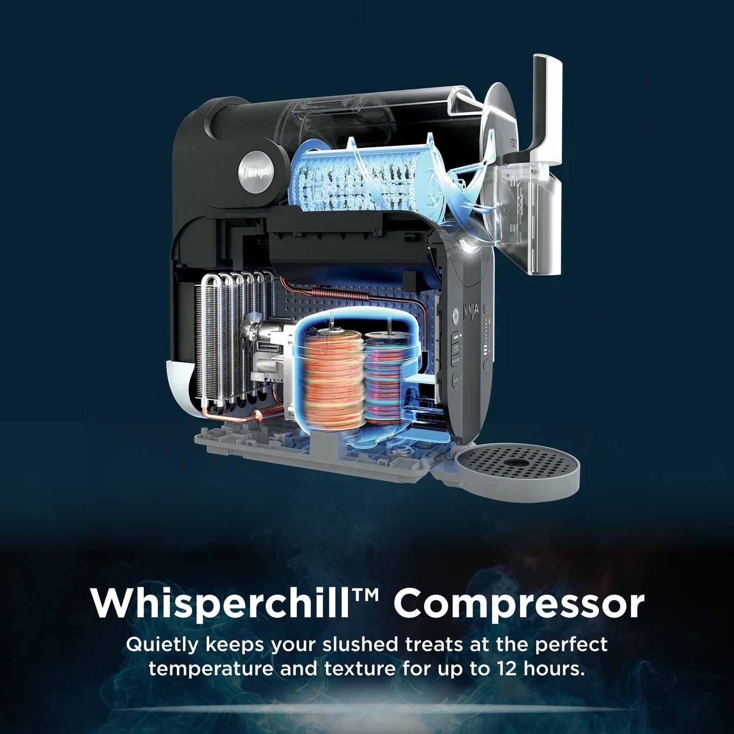 Ninja SLUSHi Professional Frozen Drink Maker, Slushie Machine with RapidChill Technology, 5 Preset Programs for Margaritas