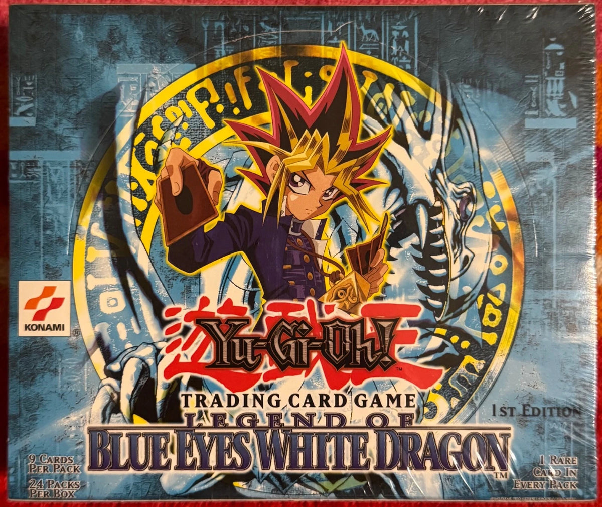 Yu-Gi-Oh! - 1st Edition USA Booster Box - Legend of Blue Eyes White Dragon LOB-