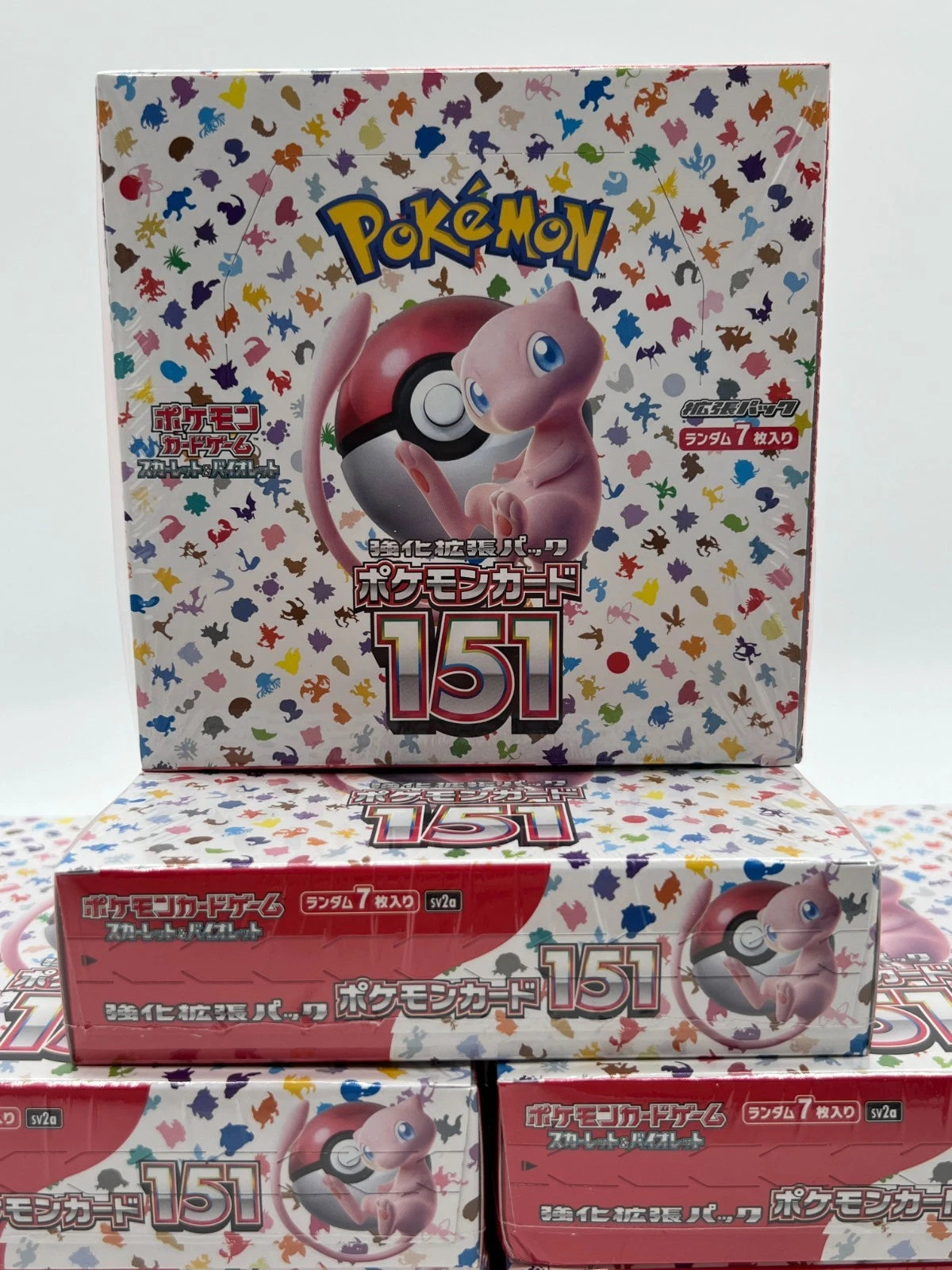 Lot of (6) Pokemon TCG Japanese 151 Booster Boxes SEALED SV2a