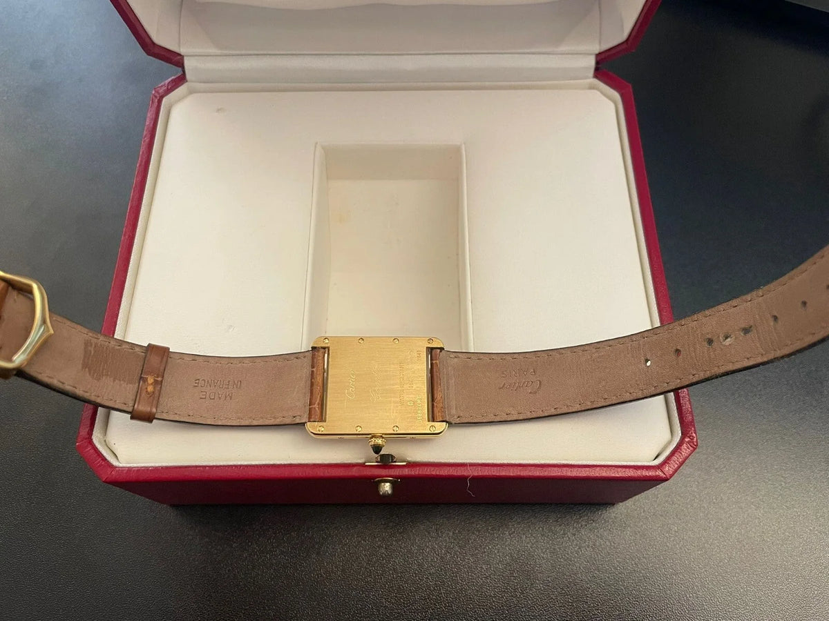 Cartier Tank Louis 2441 Full Set | Serviced by Cartier 2025 | Box, Papers, Bands Included